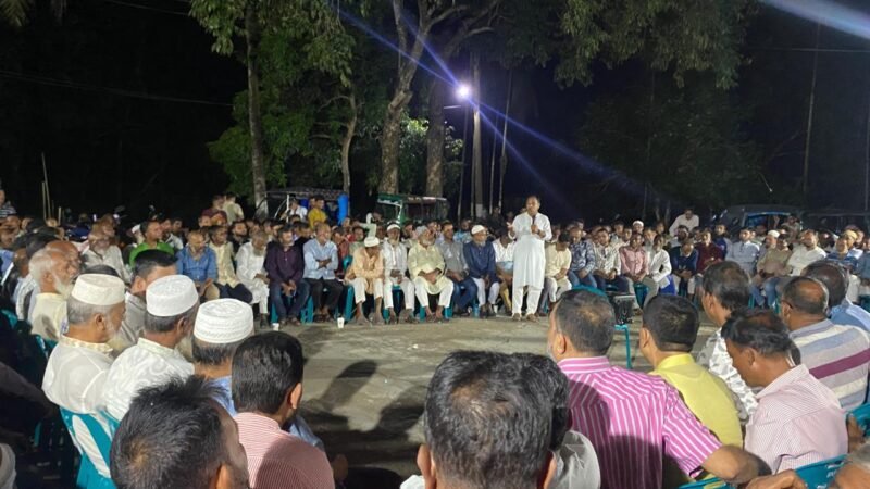 এমপি প্রার্থী কয়ছর এম আহমেদ জগন্নাথপুরের ৭২টি ওয়ার্ডের নেতাকর্মীদের সাথে মতবিনিময় সভা করেছেন