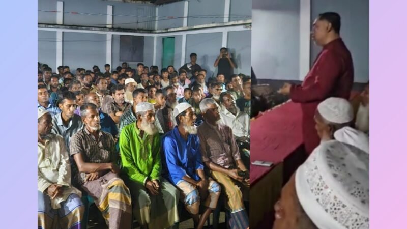 সুনামগঞ্জ -৩ আসনে বিএনপি মনোনয়ন প্রত্যাশী এম এ সাত্তার এর সমর্থনে উঠান বৈঠক