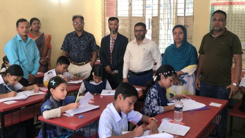 জগন্নাথপুরে ওয়ারিদ উল্ল্যা এন্ড ফরিদ উল্ল্যা মেমোরিয়াল ট্রাস্টের  মেধাবৃত্তি পরীক্ষা অনুষ্ঠিত